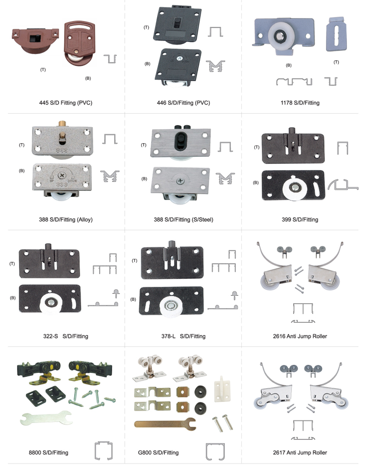 Sliding Door Fitting Series