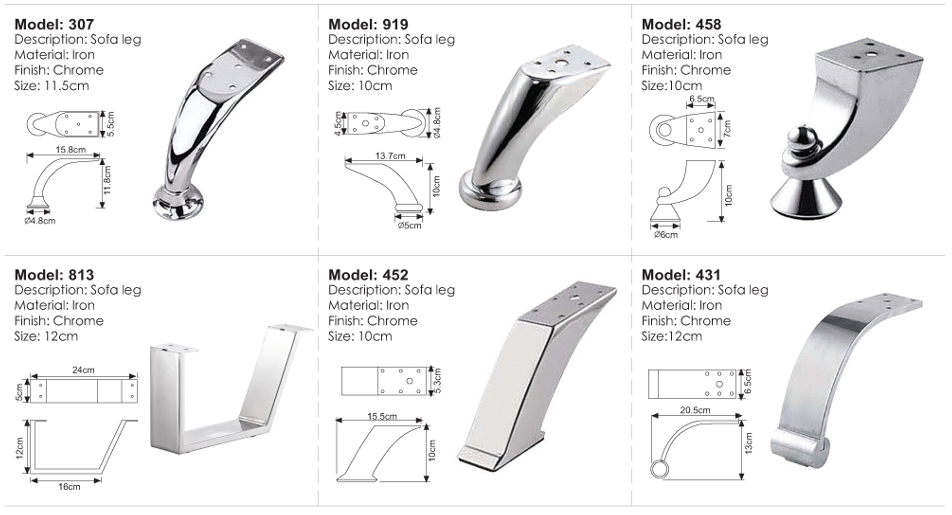 Sofa Leg / Decorative Nails / Accessories Series